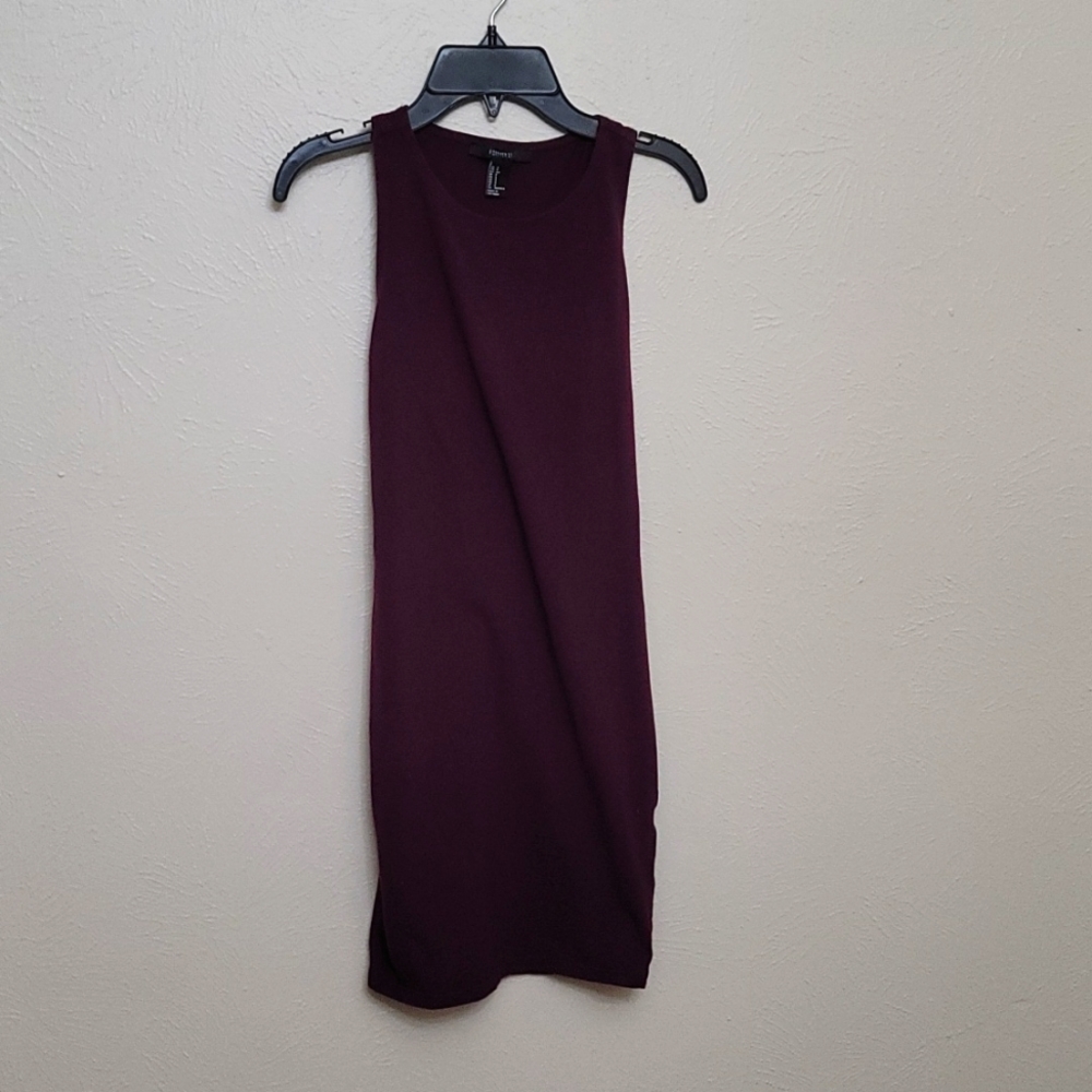 Womens sm Forever 21 purple cocktail dress raceback